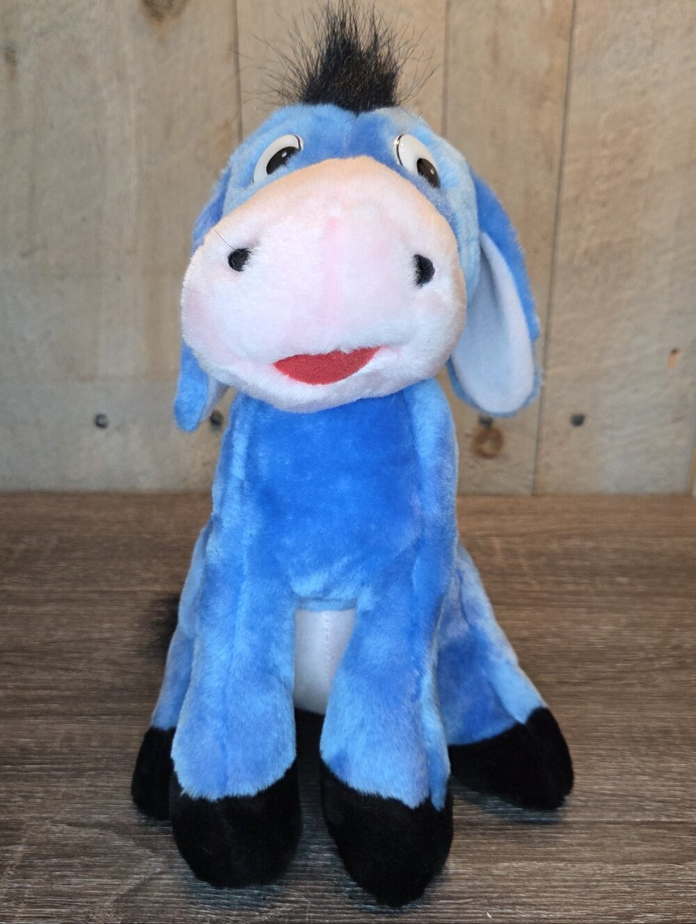 Goffa Winnie the Pooh Eeyore Plush Toy Stuffed Animal Blue 9" Vintage Plush